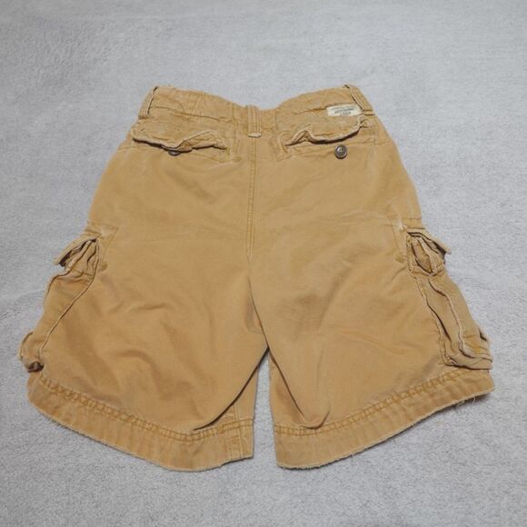 Vintage Abercrombie &‎ Fitch Cargo Shorts Khaki Y2K Paratrooper - Picture 2 of 16